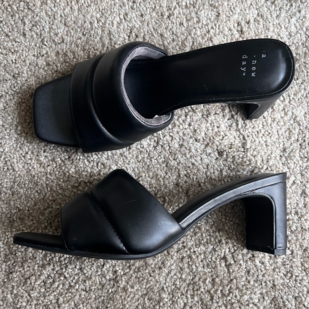 Black Mule Sandals